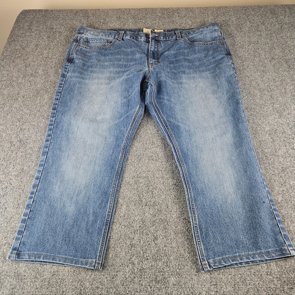 Red Head Brand Co Mens Jeans‎ 44x30 Blue Denim Straight Leg Medium Wash Stretch